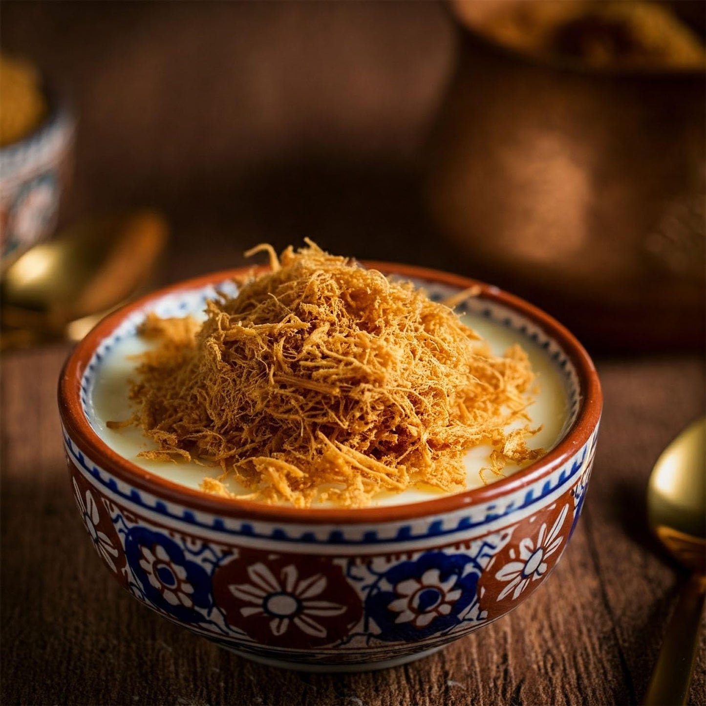 Geröstete Kadayif für Dubai Schokolade - Engelshaar - Knusprig & Lecker 200g - Ohne Zusatzstoffe - Ohne Transfette - 100% natürlich - Ben's Garden
