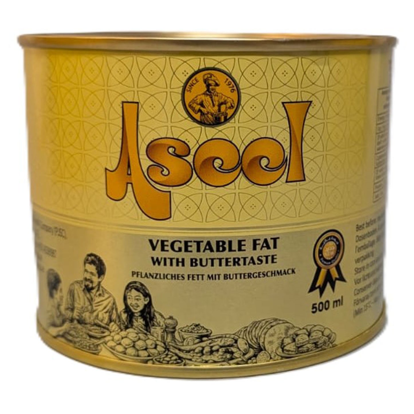 Aseel Pflanzenfett mit Buttergeschmack 500ml, Vielseitig & Original Geschmack