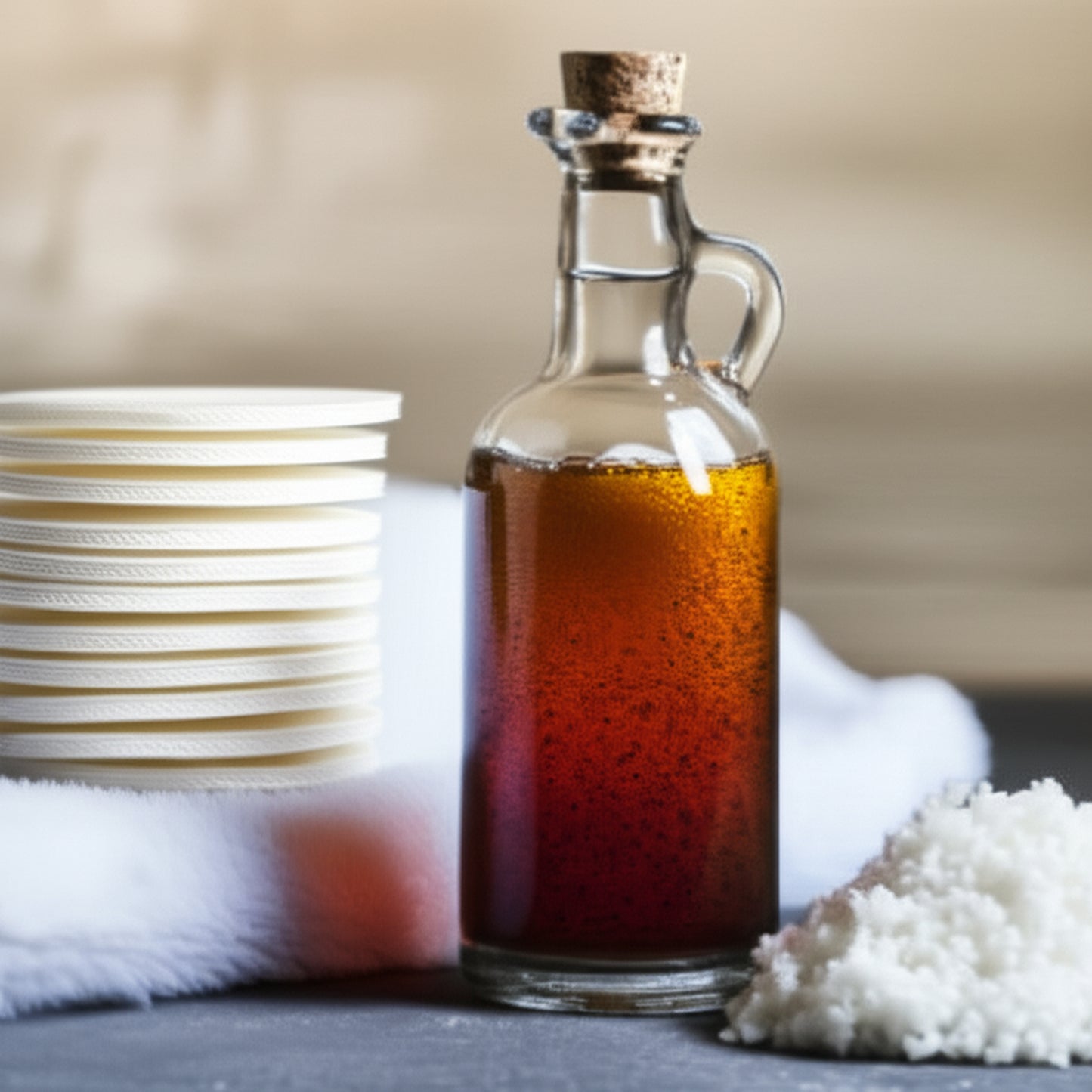 Fersan Natürlicher Apfelessig mit Essigmutter 500ml - Detox Essig, Vegan