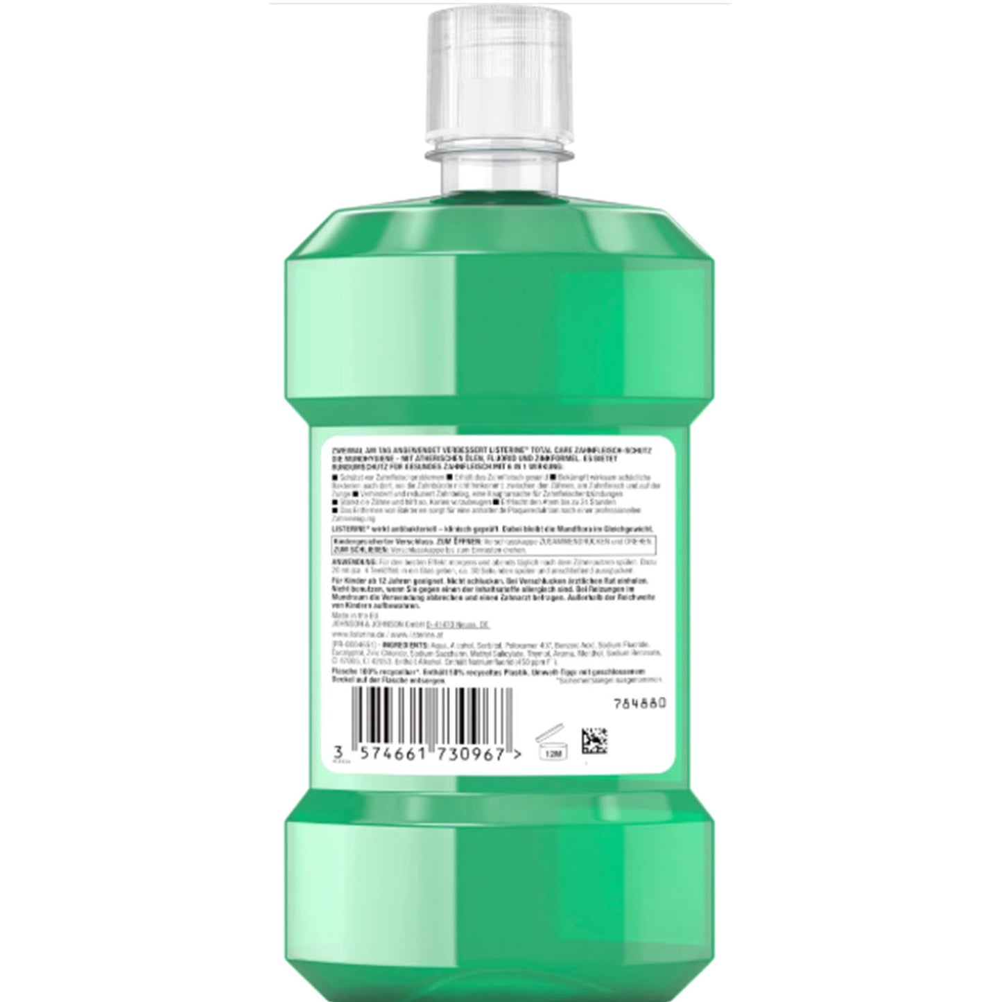 Listerine Total Care Zahnfleisch-Schutz Mundspülung, 500ml - 6 in 1 Wirkung