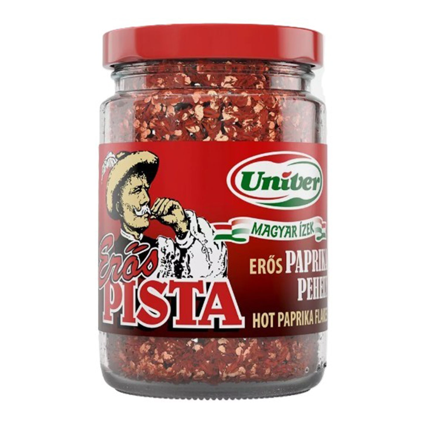 Univer Erös Pista Paprikaflocken 55g – Premium Scharfe Chili Flocken aus Ungarn