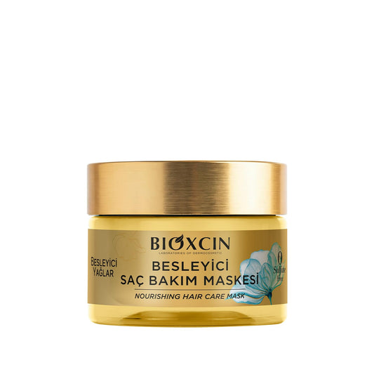 Bioxcin Nourishing Oils Haarmaske 225 ml – Intensivpflege für trockenes & strapaziertes Haar mit 9 Blütenölen & Panthenol