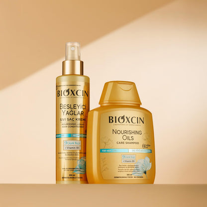 Bioxcin Nourishing Oils Flüssige Haarpflege-Creme 200 ml – Leave-In Conditioner mit 9 Blütenölen & Vitamin B5