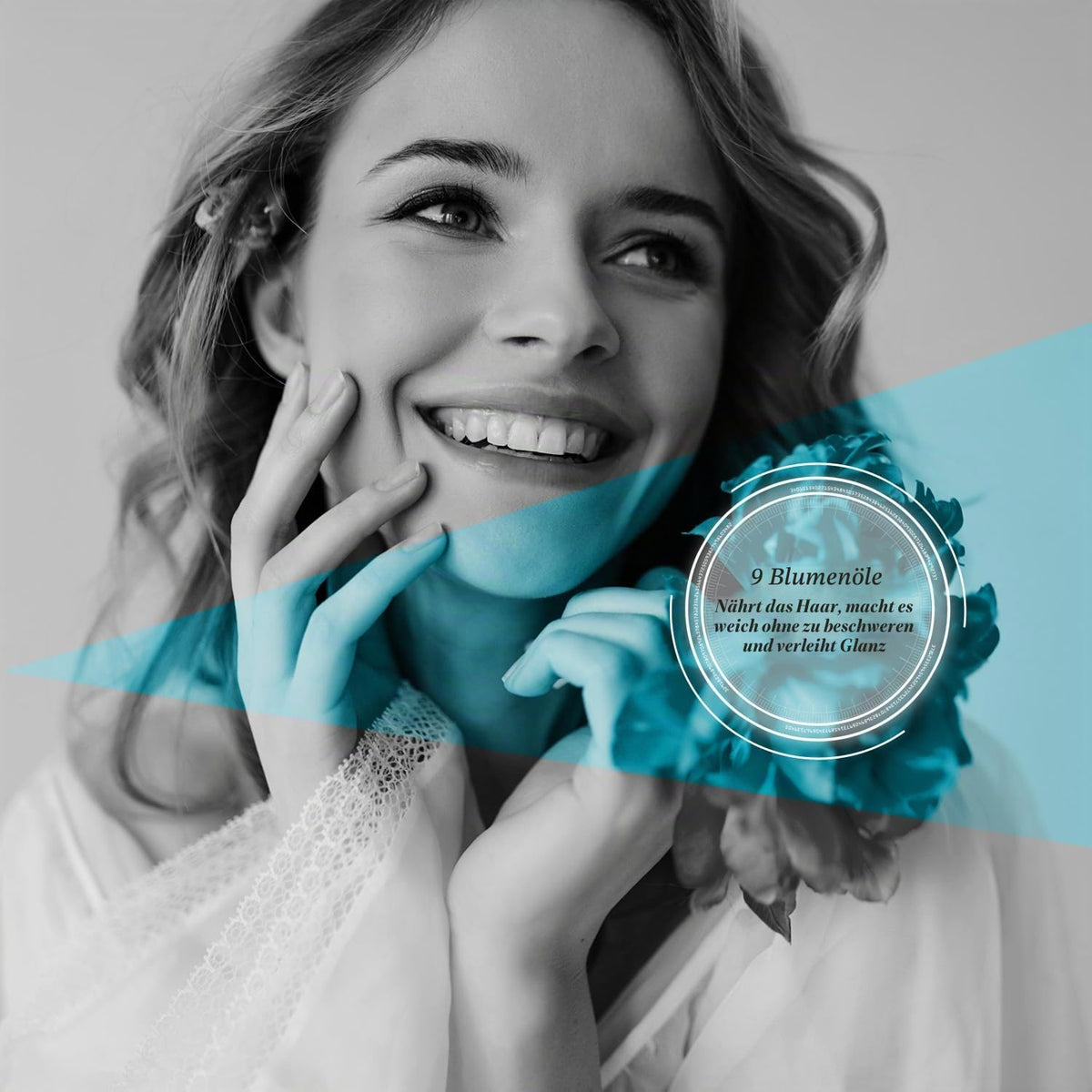 Bioxcin Nourishing Oils Haaröl 150 ml – Anti-Frizz Pflege mit 9 Blütenölen, Vitamin B5 & BioComplex B11