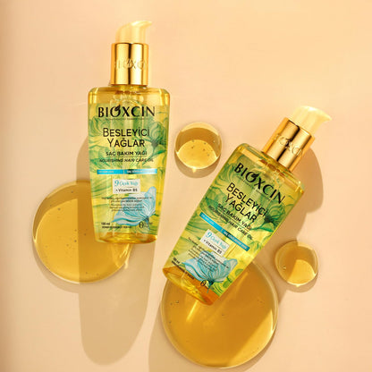 Bioxcin Nourishing Oils Haaröl 150 ml – Anti-Frizz Pflege mit 9 Blütenölen, Vitamin B5 & BioComplex B11