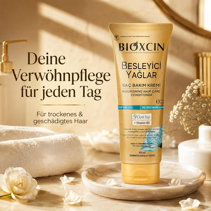 Bioxcin Nourishing Oils Haarspülung 250 ml – mit 9 Blütenölen, Vitamin B5 & BioComplex B11, sulfatfrei