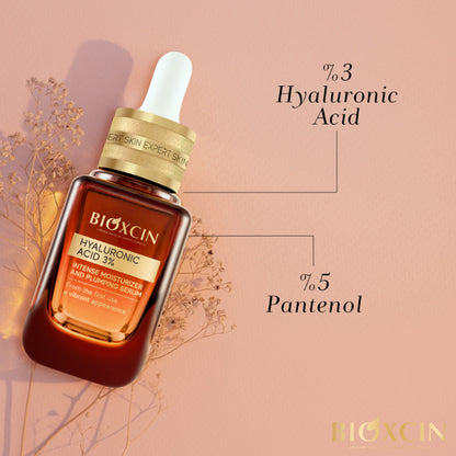Bioxcin Hyaluronic Acid, Panthenol - Feuchtigkeitsauffüllendes Serum 30ml