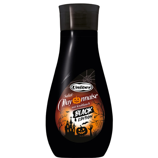 Univer Salat Mayonnaise mit Knoblauch 400g - BLACK EDITION - Halloween