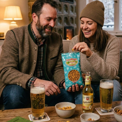 Casa Mayor Geröstete Maiskörner 100g – Knuspriger Mais-Snack Goldgelb & Gesalzen – Vegan, Glutenfrei, No GMO – Ideal für Partys & Unterwegs