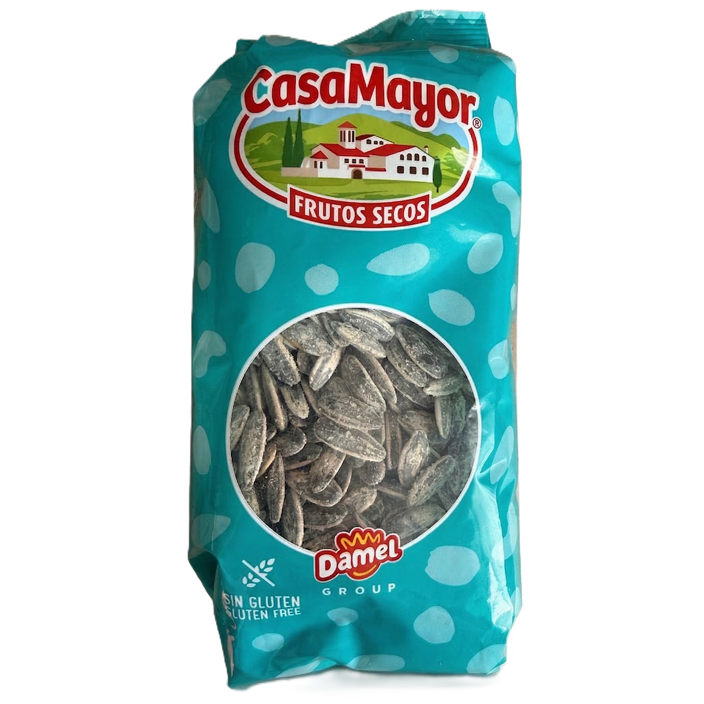 Casa Mayor Premium Sonnenblumenkerne mit Schale 250 g, Klassisch Geröstet & Gesalzen - Glutenfrei - Spanische Qualität