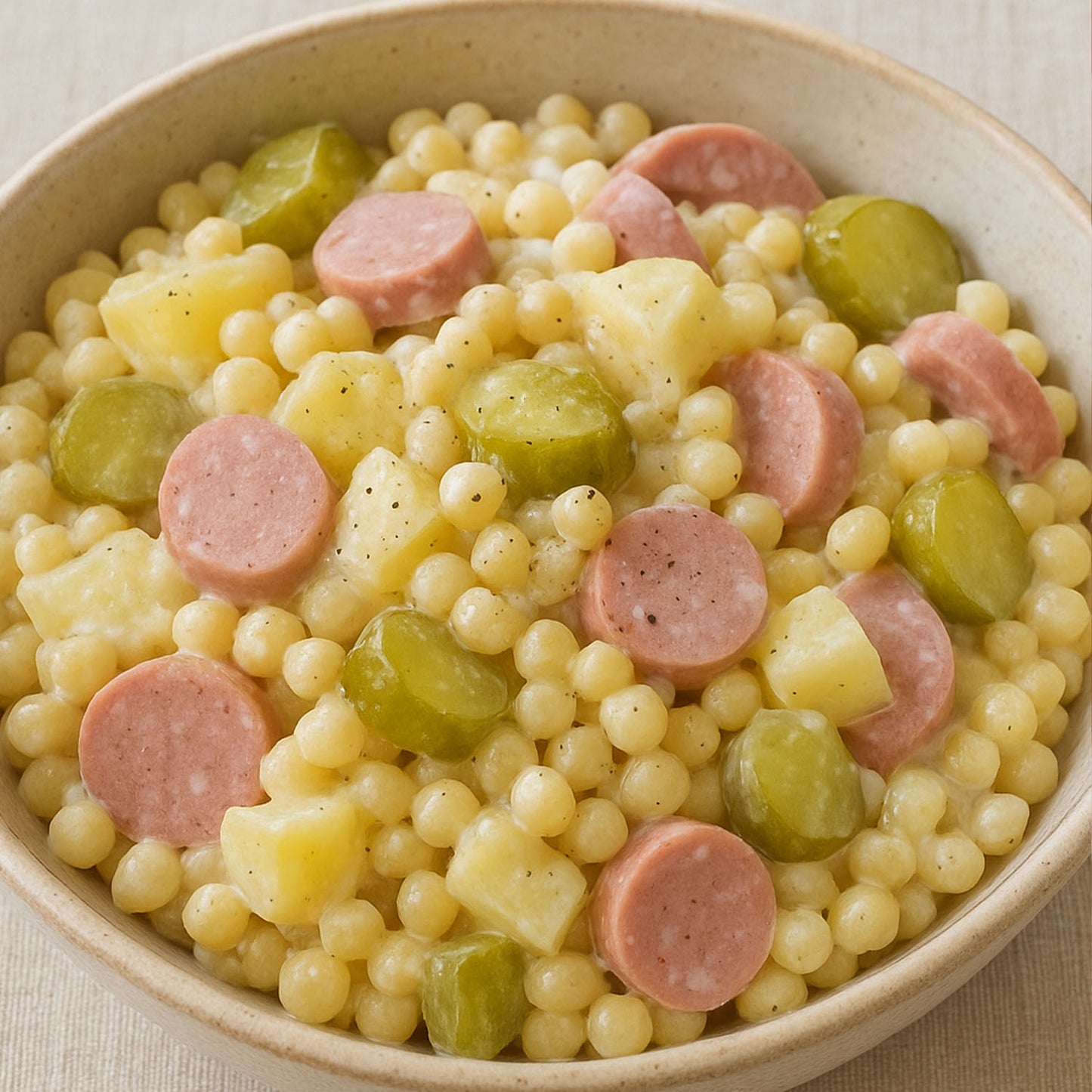 Chtoura Garden Moghrabieh (Perl Couscous) – 900g – Gesunde und Sättigende Beilage – Ideal für Deutsche Eintöpfe, Gulasch & Fitness-Salate