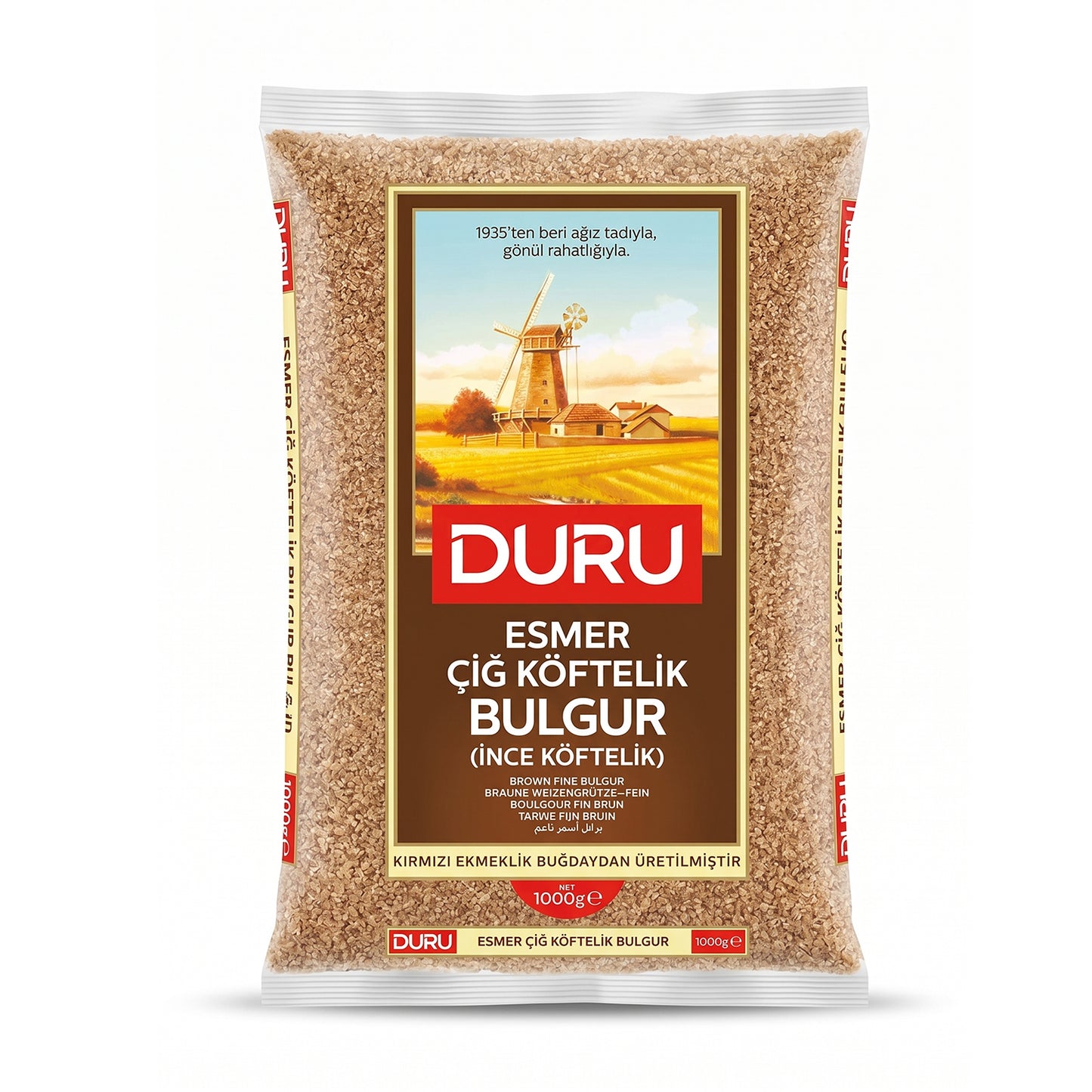 Duru Braune Weizengrütze-Fein (Esmer Cig Köftelik) 1000g