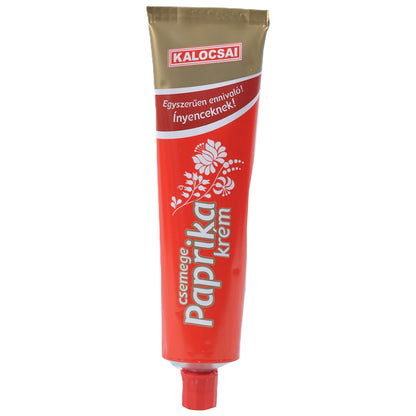 Kalocsai Ungarische Paprikacreme mild (70g Tube) – Original Edes Paprikapaste (g.U.) | Milde Würzpaste aus Kalocsa – Ohne Farbstoffe | Praktisch für Gulasch, Saucen & Verfeinern