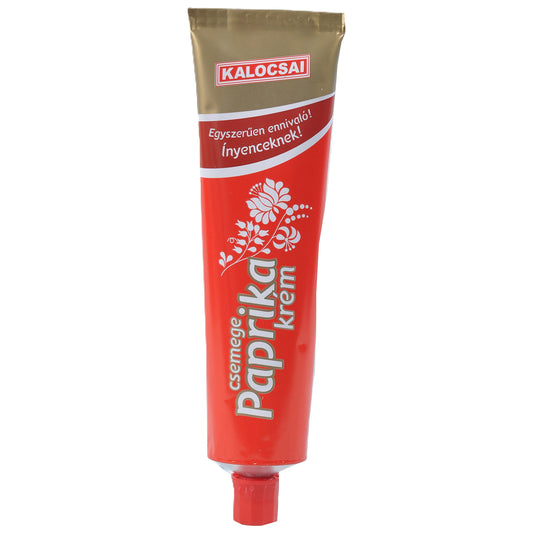 Kalocsai Ungarische Paprikacreme mild (70g Tube) – Original Edes Paprikapaste (g.U.) | Milde Würzpaste aus Kalocsa – Ohne Farbstoffe | Praktisch für Gulasch, Saucen & Verfeinern
