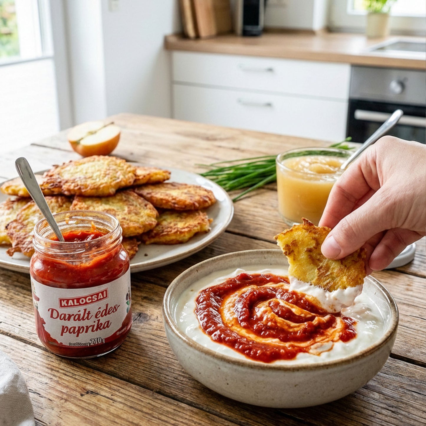 Kalocsai Ungarische Paprikapaste mild (210g) - Original Darált Edes Paprikamark (g.U.) - Milde Würzpaste direkt aus Kalocsa – Ohne scharfe Gewürze – Ideal für Gulasch, Saucen & Kindergerichte