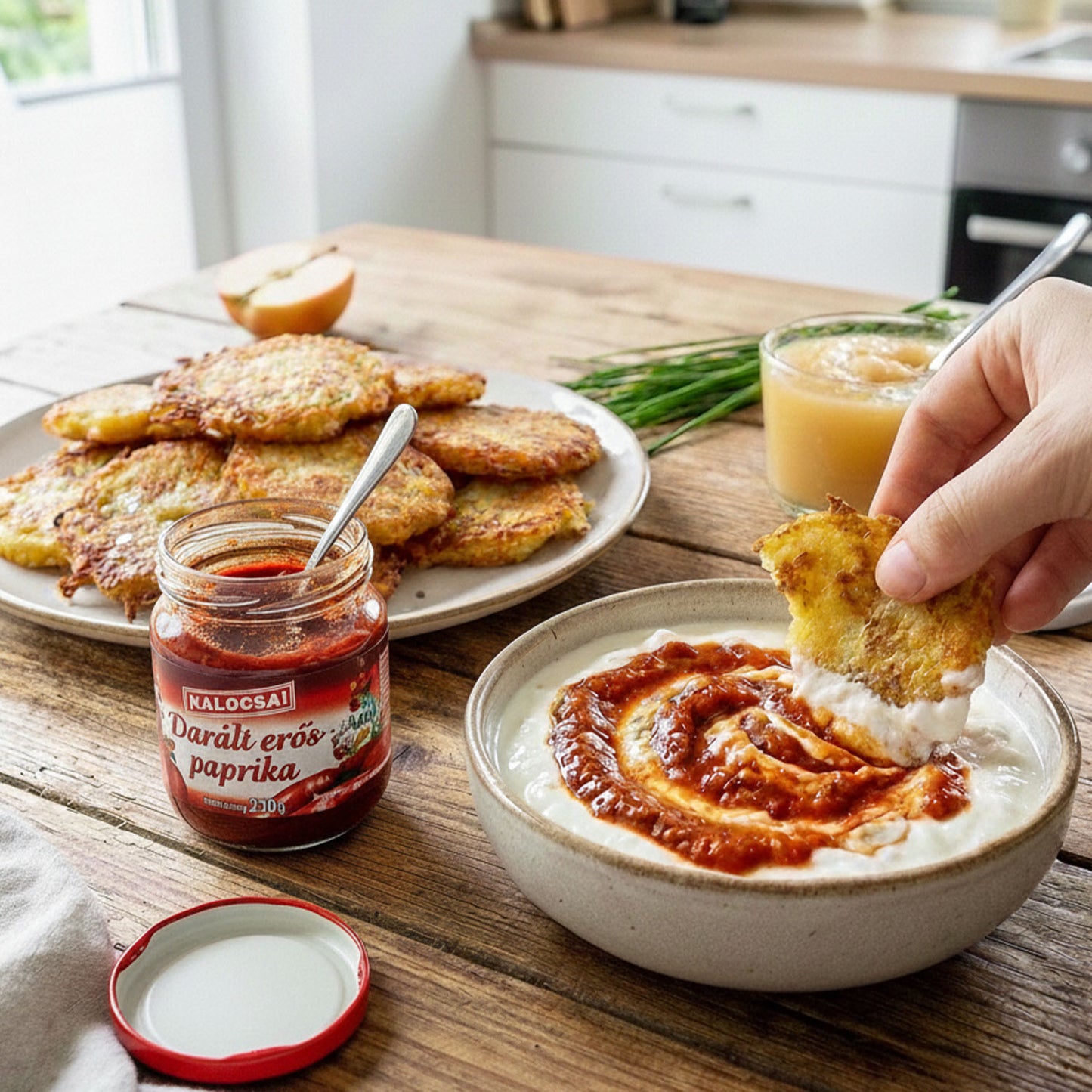 Kalocsai Ungarische Paprikapaste scharf (210g) – Original Darált Erös Paprikamark (g.U.) | Scharfe Würzpaste direkt aus Kalocsa – Ohne künstliche Farbstoffe | Ideal für Gulasch & Eintöpfe