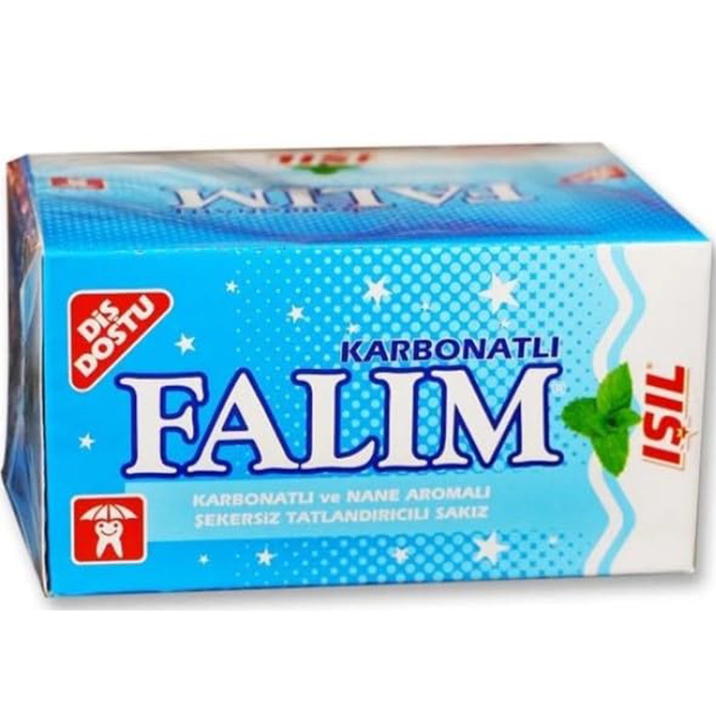 FALIM Zuckerfreier Kaugummi Karbonat & Minzgeschmack  100 Stück