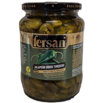 Fersan Jalapeño Paprika in Scheiben, scharf & würzig eingelegt, 690g