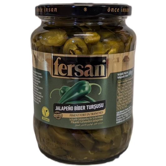 Fersan Jalapeño Paprika in Scheiben, scharf & würzig eingelegt, 690g