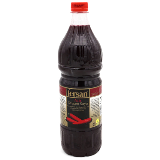 Fersan Salgam Scharf 1L – Fermentiertes Steckrübensaft Getränk, Scharf und Vegan