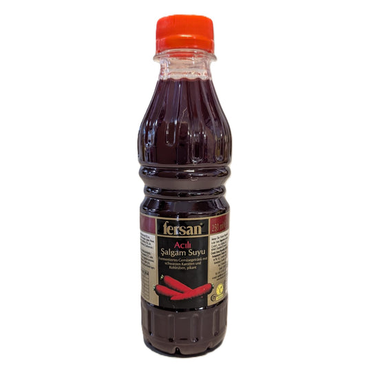 Fersan Salgam Scharf 250 ml – Fermentiertes Steckrübensaft Getränk, Scharf und Vegan