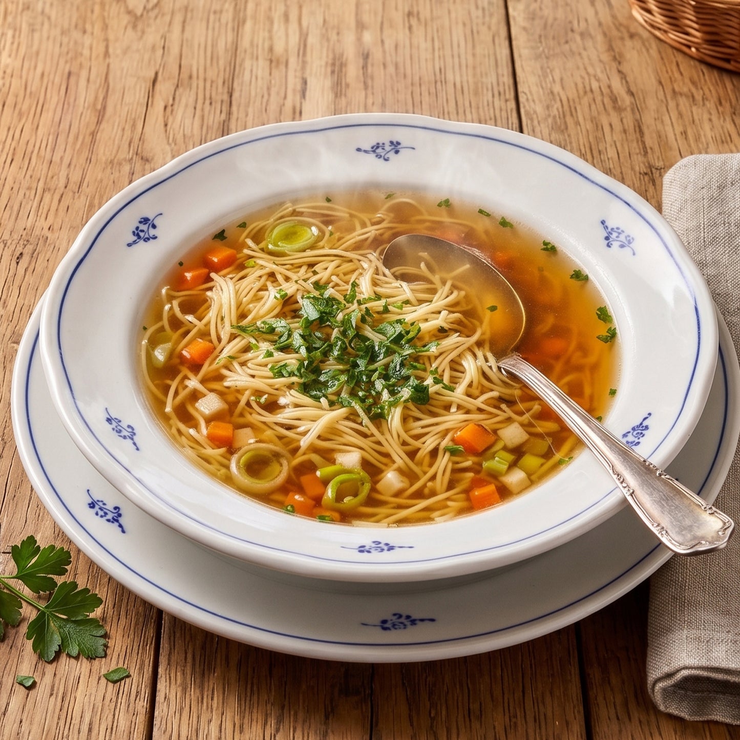 Izsaki Cernametelt Premium Ungarische Fadennudeln (8 Eier), 250g, Authentische ungarische Fadennudeln für Suppen. In nur 1 Min. gekocht! Proteinreiche 8-Eier Premium-Qualität