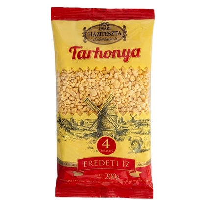 Izsaki Tarhonya Premium Ungarische Eiergraupen ( 4 Eier), 200g Authentische Premium-Beilage mit originalem Geschmack. Rustikale Eiergraupen für Gulasch & Fleischgerichte. 4-Eier Qualität