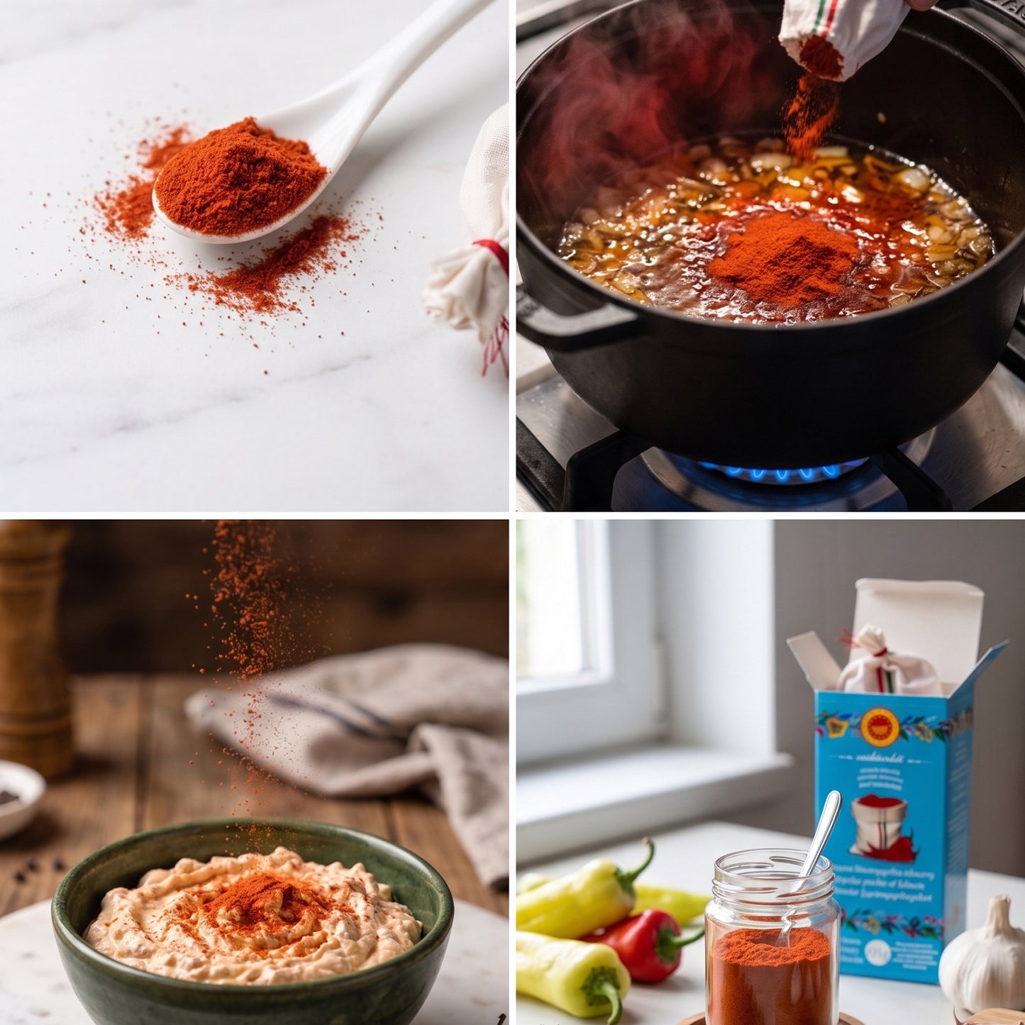 Kalocsai Paprikapulver Edelsüß (g.U.) 100g – Handgeerntet & Fein Gemahlen im traditionellen Leinensäckchen – Premium Ungarische Paprika aus Kalocsa – Ideal für Gourmet-Gerichte, Gulasch & Saucen