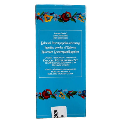 Kalocsai Paprikapulver Edelsüß (g.U.) 100g – Handgeerntet & Fein Gemahlen im traditionellen Leinensäckchen – Premium Ungarische Paprika aus Kalocsa – Ideal für Gourmet-Gerichte, Gulasch & Saucen