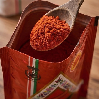 Kalocsai Paprikapulver Edelsüß (g.U.) 75 g – Traditionell gemahlen & Handgeerntet – Premium Ungarische Paprika aus Kalocsa – Authentisch für Gulasch, Pörkölt & Fleischgerichte