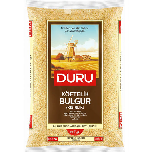 Duru Fein Bulgur Für Köfte & Kisir 1000g - Hartweizengrütze Fein