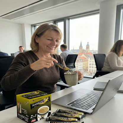 Mahmood Coffee 2 in 1 Instant Kaffee Sticks 48 x 10g - Zuckerfreier löslicher