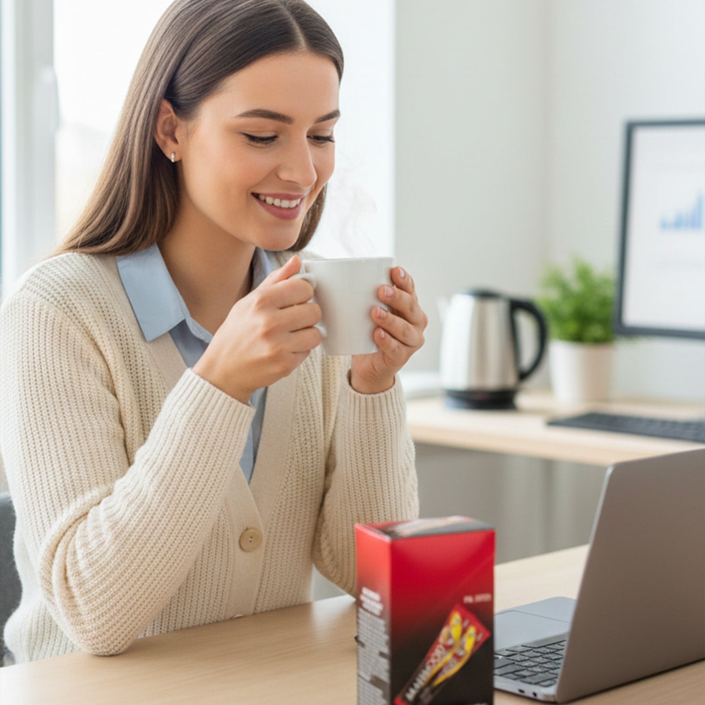 Mahmood Coffee 3 in 1 Instant Kaffee Sticks 24 x 18g  – Schnell & Köstlich