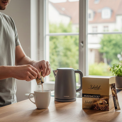 Mahmood Coffee Gold – 48 x 2g Instant Kaffeesticks – Premium Löslicher Kaffee