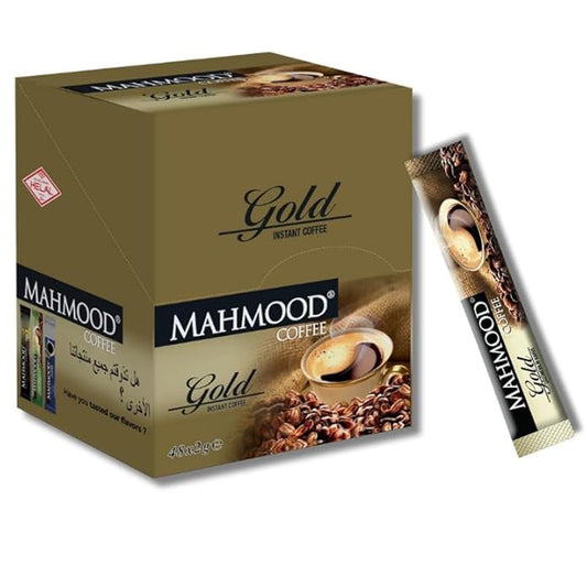 Mahmood Coffee Gold – 48 x 2g Instant Kaffeesticks – Premium Löslicher Kaffee