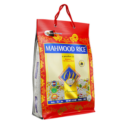 Mahmood Rice Sella Basmati Reis Premium 4,5 Kg – Nährstoffschonend Parboiled