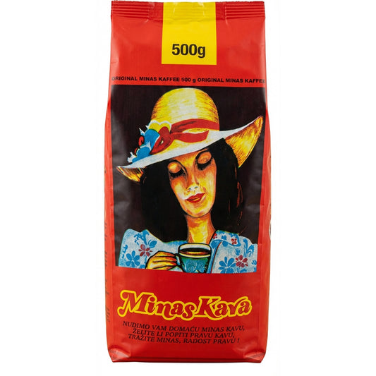 Minas Kava Original Minas Kaffee 500g – Puderfein gemahlener Röstkaffee
