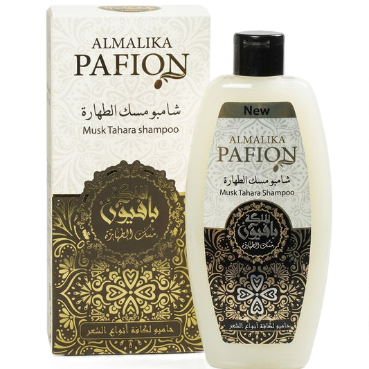 Almalika Pafion Musk Tahara Shampoo 400 ml – Pflegeshampoo mit Vitamin B5, ohne Parabene