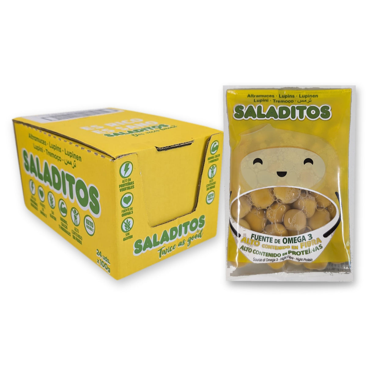 Saladitos Lupinenkerne 24 x 100 g