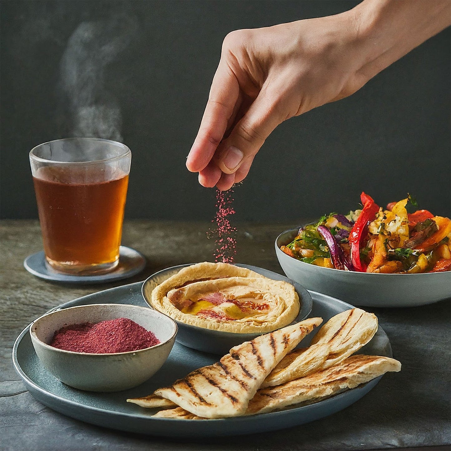 Gülcan XL Gebinde Sumak-Sumach  Beutel 1000g - Premium Qualität, Natürlich Getrocknet, Ohne Zusatzstoffe - Ideal für Salate, Marinaden & orientalische Gerichte (Kopya)