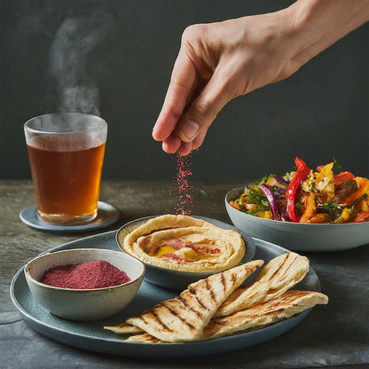 Gülcan XL Gebinde Sumak-Sumach  Beutel 1000g - Premium Qualität, Natürlich Getrocknet, Ohne Zusatzstoffe - Ideal für Salate, Marinaden & orientalische Gerichte (Kopya)