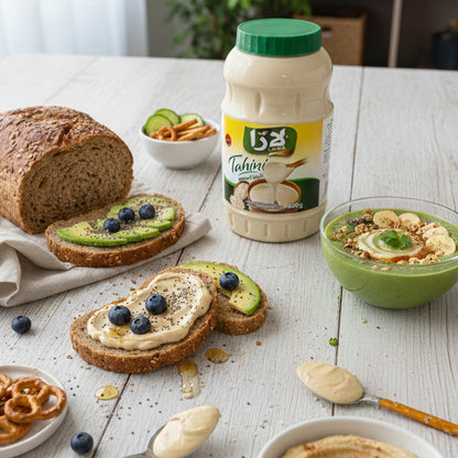 Lara Tahini 800g – 100% Gerösteter Sesam – Reines Sesammus ohne Zusätze – Vegan, Glutenfrei