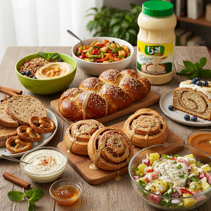 Lara Tahini 800g – 100% Gerösteter Sesam – Reines Sesammus ohne Zusätze – Vegan, Glutenfrei