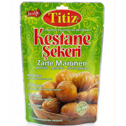 Titiz Zarte Maronen, Leicht Gesüßt 125 g, Vegan