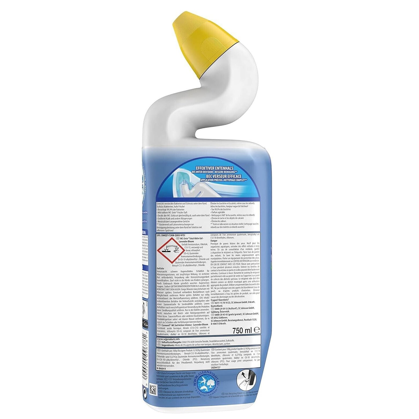 WC Ente Total Aktiv Gel Lavender 750ml